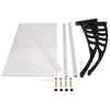 Door Canopy Awning Shelter Front Back Outdoor Porch Patio Window Roof Rain Cover