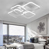 Square LED Ceiling Light Lamp Chandelier Lights Bedroom Living Room 4/6/8 Head