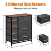 7 Drawer Chest of Drawers Fabric Storage Cabinet Kid Bedroom Organizer Drawers