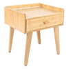 Bedside Table with Single Drawer Night Table Cabinet for Living Room Bedroom UK
