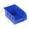 30 X Plastic Bins Wall Mounted Storage Garage Tools Small Parts Organizer Rack