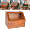 Cosmetic Makeup Drawer Desktop Tidy Storage Box Vintage Wooden Organiser Holders