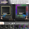 Super Bright LED RGB Bathroom Vanity Mirror Dynamic Color Lights Smart Memory