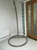 Hanging Egg Chair Cocoon With Cushion Rattan Style Double Single White Black New