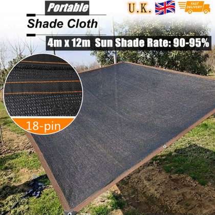 LEVEL Garden Sunscreen Net Sunblock Shade Net Plant Car Cover Anti-UV 18 pin