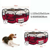 Foldable Pop Up Fabric Dog Crate Cat Cage Pet Travel Puppy Play Pen Tent Outdoor