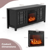 Fireplace TV Stand for TVs up to 65 Inches With 2000W Electric Fireplace Insert