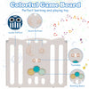 16 Panel Baby Playpen Foldable Toddler Play Yard Fence Safety Activity Center