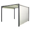 Metal Garden Pergola 3x3m Ajustable Canopy Awning Gazebo Porch Patio Shelters UK