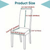 UK 1/4/6X Stretch Dining Chair Covers Removable Slipcovers Wedding Banquet Decor