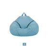 Adult Kids Bean Bag Chair Sofa Couch Cover Indoor Lazy Lounger No filling 4 Size