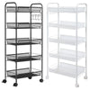 5 Tiers Shelf Salon Beauty Trolley Spa Storage Rolling Cart for Kitchen Bathroom