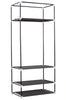 Clothes Closet Portable Canvas Wardrobe Hanging Rail Shelving Storage Cupboard