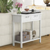 Modern Console Table 2 Drawer w/Shelf Dressing Table Hallway Hall Desk Furniture
