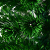 5FT Fiber Optic Christmas Tree Green Xmas Tree 8 Mode Changing Lights Decoration