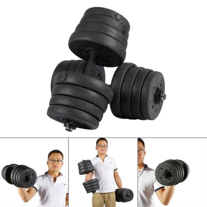 Weight Dumbbell Set 30kg Adjustable Cap Dumbbell Lifting Training Body Workout
