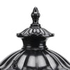LED Black Metal Traditional Outdoor Coach Lantern Lamp Vintage Garden Wall Light
