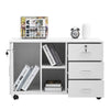 Office Filing Cabinet Mobile Under Desk File Storage Cupboard w/ Drawers Wheels