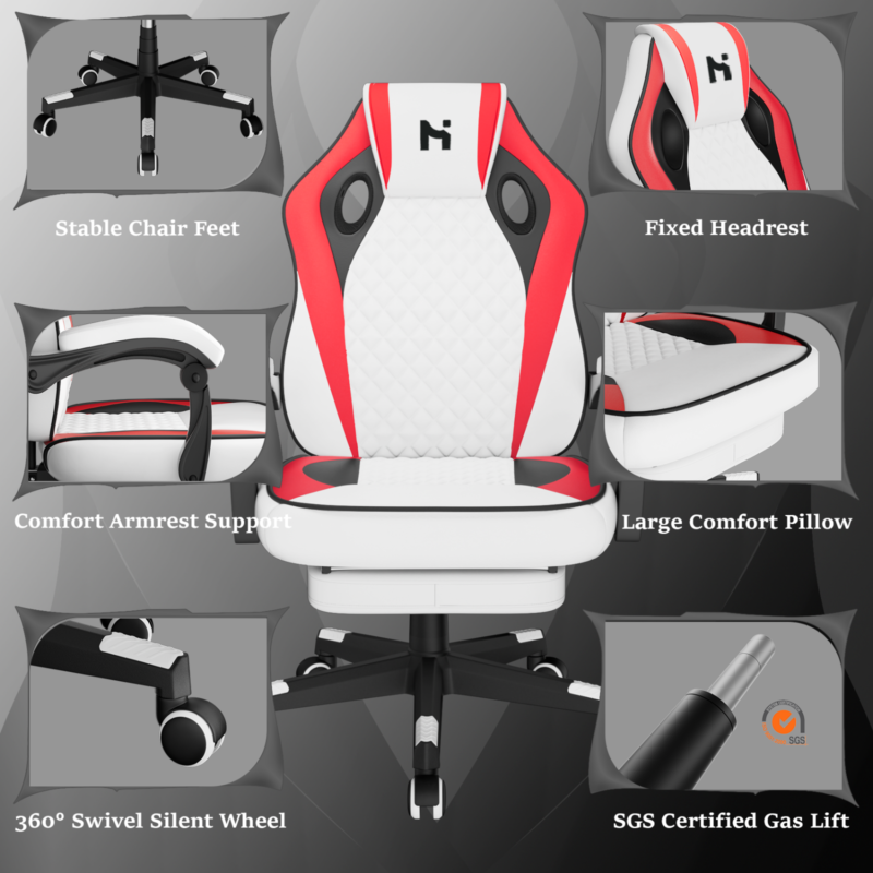 Gaming discount chair feet