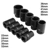 Long Reach Sockets Wheel Wrench Nut Tool 1" Deep Impact Sockets Set 22-50mm 10pc