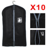 10x Breathable Quality Garment Suit Covers Clothes Dress Carrier Bag Zipper