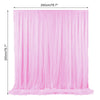 White / Pink Tulle Backdrop Curtain Photo Booth Wall Wedding Party Background De