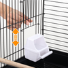 Small Bird Cage Travel Parrot Cage with Open Top&Toy for Budgie/Canary/