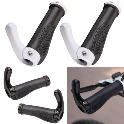 Bicycle Lock On Handlebar Grips Black Mountain BMX MTB Bike Cycle Tour Cycling