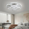 Modern 5 Heads Fan Wall Ceiling Light LED Daylight White Pendant Chandelier Lamp