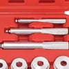17pc Wheel Bearing Bush Race Seal Driver Tool Set Aluminium Universal Kit