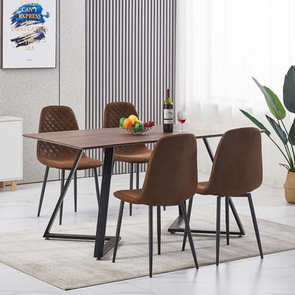 Classic Solid Wooden Dining Table Set or 2 4 Chairs Set Kitchen Home