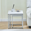 NICEME Nested Tables Set of 3, 3pcs Square Side Table End Table for Living Room