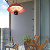 1500W Electric Patio Heater Garden Ceiling Hanging Warmer Outdoor Halogen Light