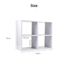 4 Tier Cubes/Drawers Shelving Storage Unit Bookcase Cabinet Living Room