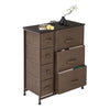 7 Drawers Chest of Drawer Bedside Table Storage Cabinet Metal Frame Bedroom
