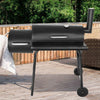 Garden Fire Pit Square Firepit Table Stand Patio Mobile Barbecue Tool Outdoor