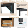 Industrial Console Table Narrow Sofa Side Table Hallway Table w/2-Drawer & Shelf