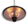 1.5KW Electric Patio Heater Ceiling Hanging Heat Garden Gazebo Remote Setting UK