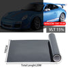 Car Window Tint Film Kit Tinting Super Black Limo 5%,15%,35%,50% Glass HD Film