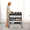 Adjustable Height Baby Changing Table Infant Diaper Changing Station with Wheels