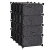 16 PAIRS INTERLOCKING CUBES SHOE ORGANIZER STORAGE RACK DISPLAY STAND UK SELLER