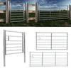 Galvanised Metal Field Farm Equestrian Entrance Security Gate Fence Cross Bar UK