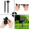5M LED Rope Strip Tube String Fairy Solar PowerGarden Party Outdoor Light