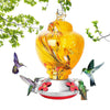 Garden Birds Feeders Attractive Design Glass Beautiful Bird Water Feed Container