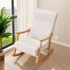 Modern Rocking Chair Swing Recliner Rocker Armchair Lounge Rocking Nursery Seat