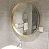 Large Round/Oval/Rectangle Mirror Industrial Style Wall Mounted Bathroom Bedroom