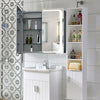 Led Bathroom Cabinet Wall Mounted Mirrored Storage Cupboard Shelf Sensor Switch