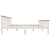 Bed Frame with 4 Drawers White Solid Pine Wood 180x200 6FT King Y0I7