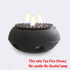 Tea Stove Cast Iron stove Stove Air stove Alcohol Candle Charcoal Heating Base