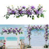 1M Artificial Wedding Arch Rose Flower Row Wall Panel Table Backdrop Party Decor